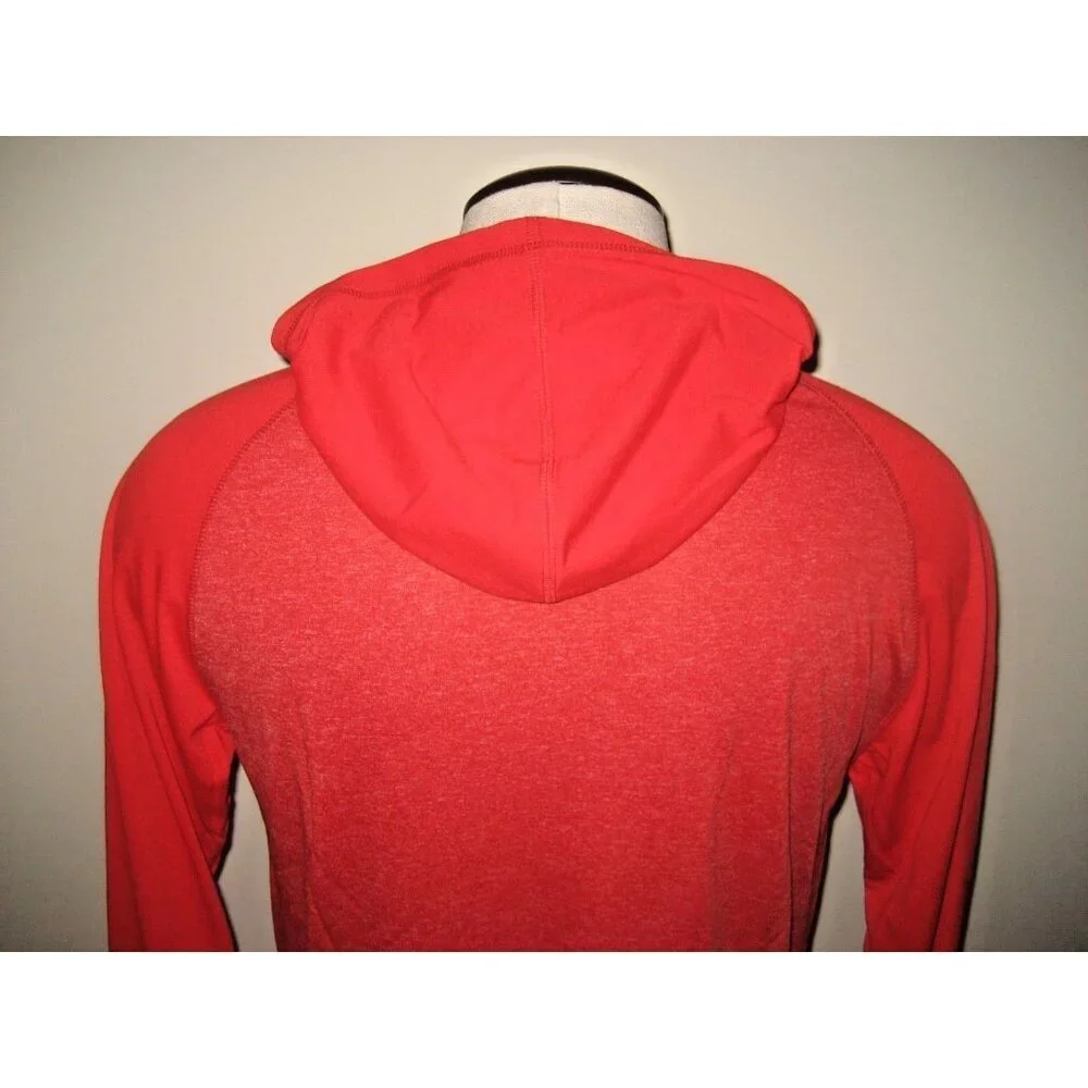 Adidas Men's NBA Chicago Bulls LS Clima-Lite Hoodie Shirt Red Black Size Small